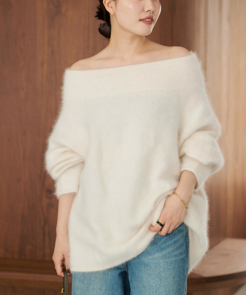 セール】Fur Off Neck ニット（ニット/セーター）｜Plage（プラージュ