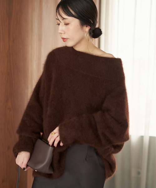 セール】Fur Off Neck ニット（ニット/セーター）｜Plage（プラージュ