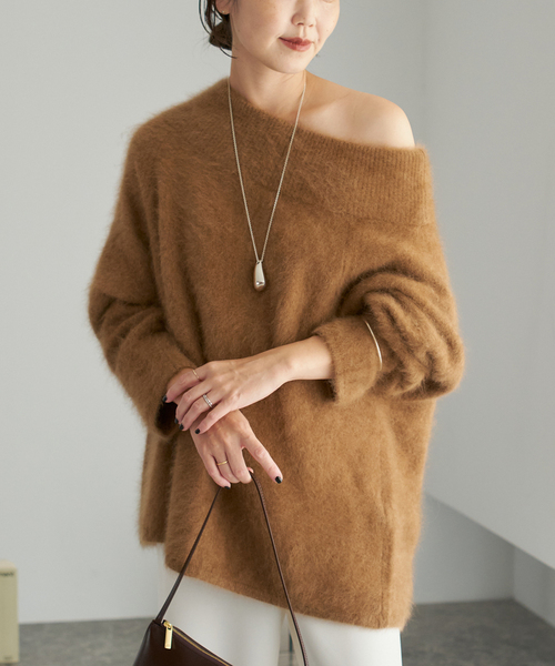 セール】Fur Off Neck ニット（ニット/セーター）｜Plage（プラージュ
