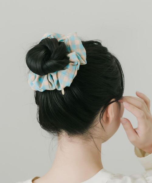 SMELLY(スメリー)の「アソートプリントシュシュ(ヘアゴム・レディース・イエロー系その他/ブルー系その他/ベージュ系その他・-)」の20枚目の写真