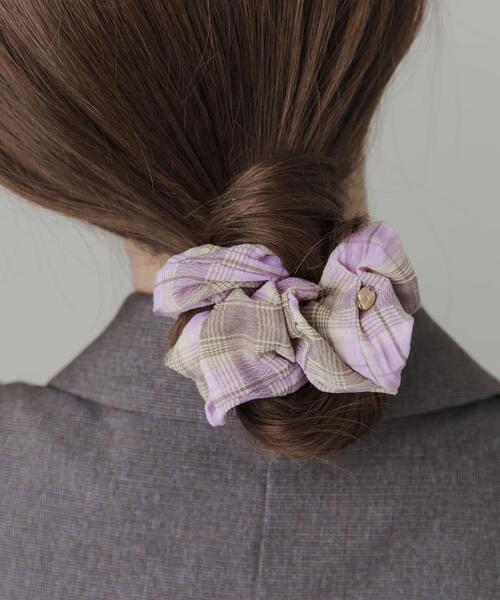 SMELLY(スメリー)の「アソートプリントシュシュ(ヘアゴム・レディース・イエロー系その他/ブルー系その他/ベージュ系その他・-)」の12枚目の写真