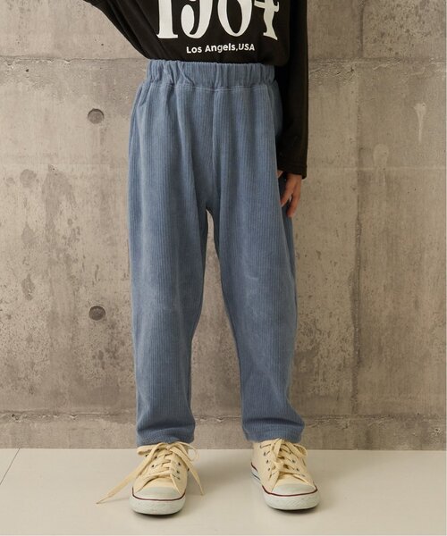 b・ROOM(ビールーム)の「やみつきになる履き心地ニットコールパンツ(その他パンツ・キッズ・ブラック/ベージュ/グレー系/ブルー系その他2/モスグリーン・100cm/130cm/120cm/140cm/110cm)」の5枚目の写真