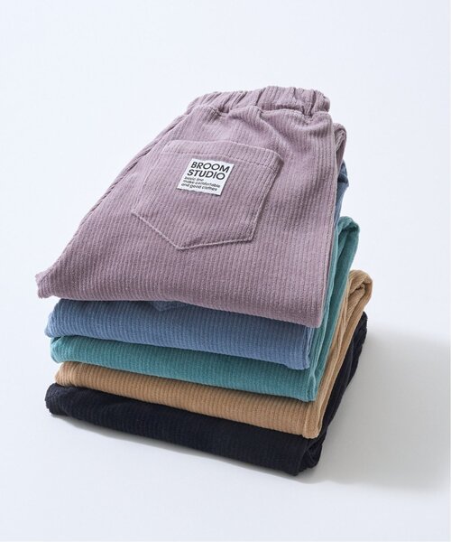 b・ROOM(ビールーム)の「やみつきになる履き心地ニットコールパンツ(その他パンツ・キッズ・ブラック/ベージュ/グレー系/ブルー系その他2/モスグリーン・100cm/130cm/120cm/140cm/110cm)」の14枚目の写真