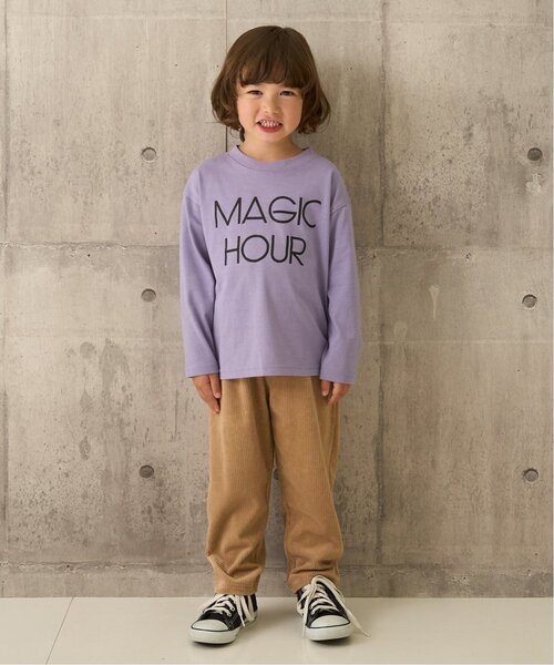 b・ROOM(ビールーム)の「やみつきになる履き心地ニットコールパンツ(その他パンツ・キッズ・ブラック/ベージュ/グレー系/ブルー系その他2/モスグリーン・100cm/130cm/120cm/140cm/110cm)」の17枚目の写真