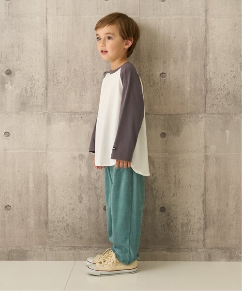 b・ROOM(ビールーム)の「やみつきになる履き心地ニットコールパンツ(その他パンツ・キッズ・ブラック/ベージュ/グレー系/ブルー系その他2/モスグリーン・100cm/130cm/120cm/140cm/110cm)」の20枚目の写真