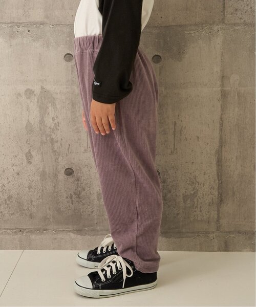 b・ROOM(ビールーム)の「やみつきになる履き心地ニットコールパンツ(その他パンツ・キッズ・ブラック/ベージュ/グレー系/ブルー系その他2/モスグリーン・100cm/130cm/120cm/140cm/110cm)」の9枚目の写真