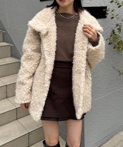 ミスティック　フェイクファーコート mystic（ミスティック）の「フェイクファーコート（その他