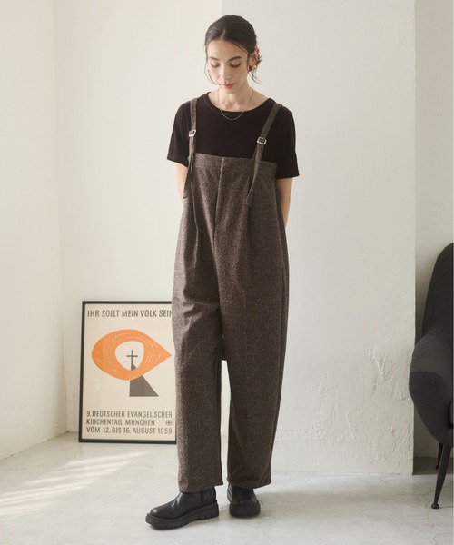 ANGIE（アンジー）の「ツイードベアサロペット（サロペット/オーバーオール・レディース・ブラック/ブラウン・FREE）」の19枚目の写真