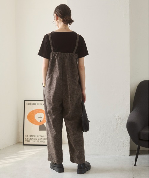 ANGIE（アンジー）の「ツイードベアサロペット（サロペット/オーバーオール・レディース・ブラック/ブラウン・FREE）」の16枚目の写真