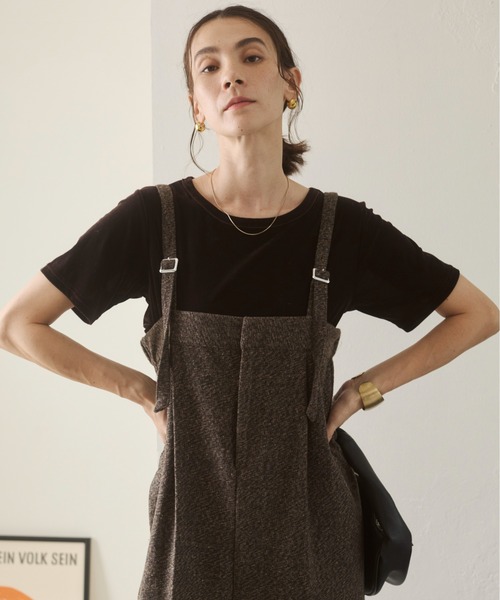 ANGIE（アンジー）の「ツイードベアサロペット（サロペット/オーバーオール・レディース・ブラック/ブラウン・FREE）」の20枚目の写真