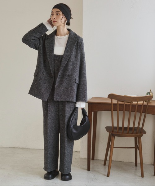 ANGIE（アンジー）の「ツイードベアサロペット（サロペット/オーバーオール・レディース・ブラック/ブラウン・FREE）」の18枚目の写真