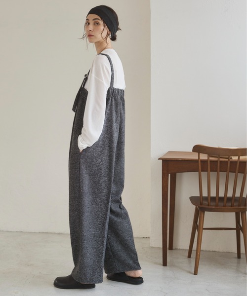 ANGIE（アンジー）の「ツイードベアサロペット（サロペット/オーバーオール・レディース・ブラック/ブラウン・FREE）」の17枚目の写真