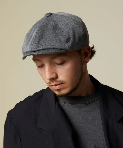 CPH（シーピーエイチ）の「CPH/シーピーエイチ/502TC TWILL CASQUETTE（キャスケット・メンズ・ブラック/グレー・F）」の13枚目の写真