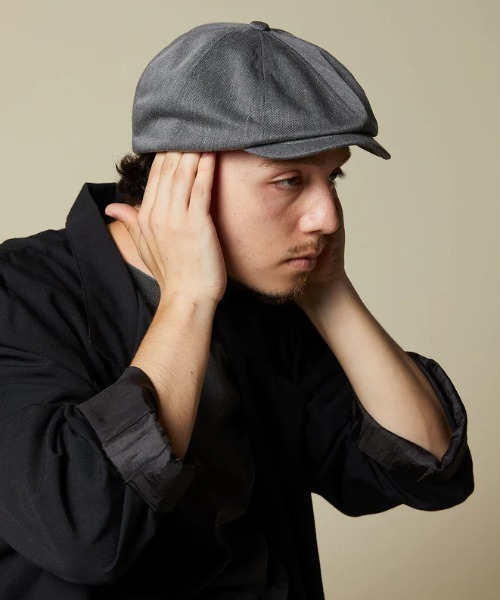 CPH（シーピーエイチ）の「CPH/シーピーエイチ/502TC TWILL CASQUETTE（キャスケット・メンズ・ブラック/グレー・F）」の14枚目の写真