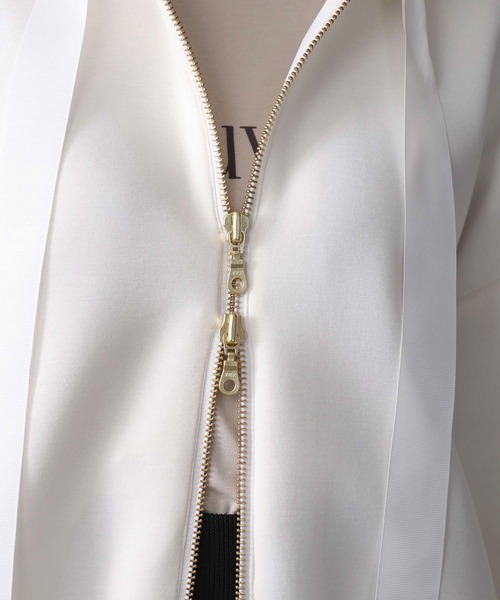 PICCIN PERLA（ピッチンペルラ）の「ダンボールビッグフーディー(UNISEX)（パーカー・レディース・ブラック/オフホワイト・M）」の21枚目の写真