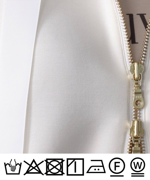 PICCIN PERLA（ピッチンペルラ）の「ダンボールビッグフーディー(UNISEX)（パーカー・レディース・ブラック/オフホワイト・M）」の17枚目の写真