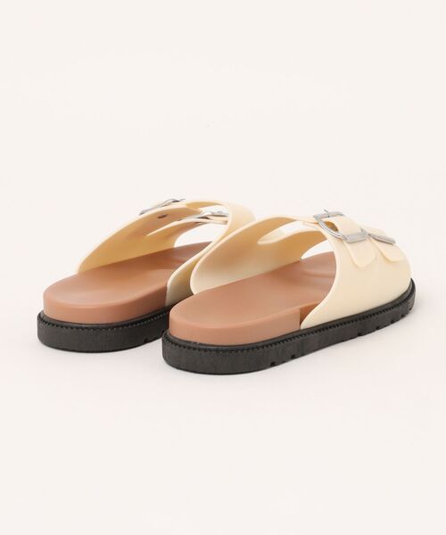 STYLEBLOCK（スタイルブロック）の「ダブルバックルサンダル（サンダル・レディース・オフホワイト/ブラック・39/41/37）」の4枚目の写真