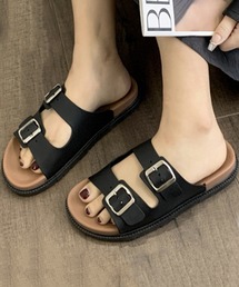 STYLEBLOCK | ダブルバックルサンダル(サンダル)