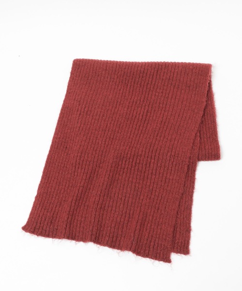LOWRYS FARM（ローリーズファーム）の「リブニットストール　580184（ストール/ショール・レディース・レッド/グレー/ブラウン/グリーン/ブルー・FREE）」の5枚目の写真