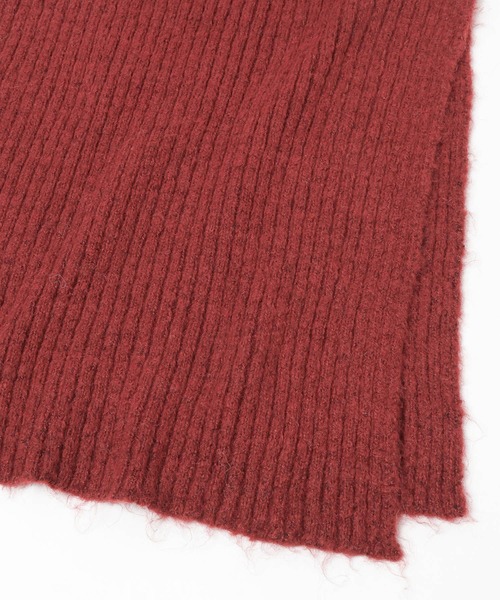 LOWRYS FARM（ローリーズファーム）の「リブニットストール　580184（ストール/ショール・レディース・レッド/グレー/ブラウン/グリーン/ブルー・FREE）」の17枚目の写真