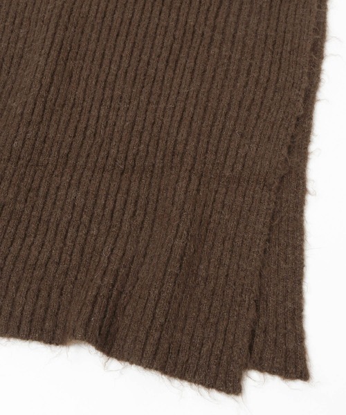 LOWRYS FARM（ローリーズファーム）の「リブニットストール　580184（ストール/ショール・レディース・レッド/グレー/ブラウン/グリーン/ブルー・FREE）」の18枚目の写真