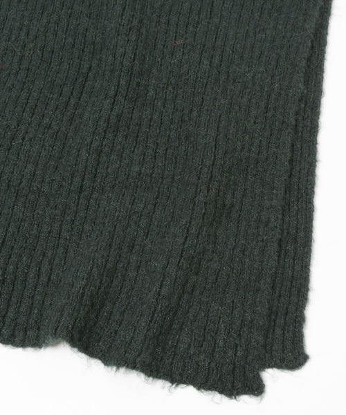 LOWRYS FARM（ローリーズファーム）の「リブニットストール　580184（ストール/ショール・レディース・レッド/グレー/ブラウン/グリーン/ブルー・FREE）」の7枚目の写真