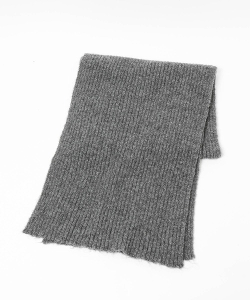 LOWRYS FARM（ローリーズファーム）の「リブニットストール　580184（ストール/ショール・レディース・レッド/グレー/ブラウン/グリーン/ブルー・FREE）」の21枚目の写真