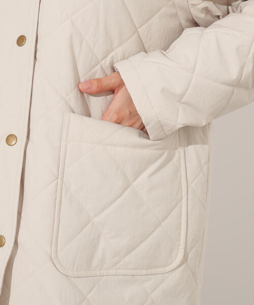 N.(N. Natural Beauty Basic)(エヌエヌナチュラルビューティーベーシック)の「バイカラーキルティングブルゾン(ブルゾン・レディース・ブラック/ホワイト系その他・MEDIUM)」の16枚目の写真