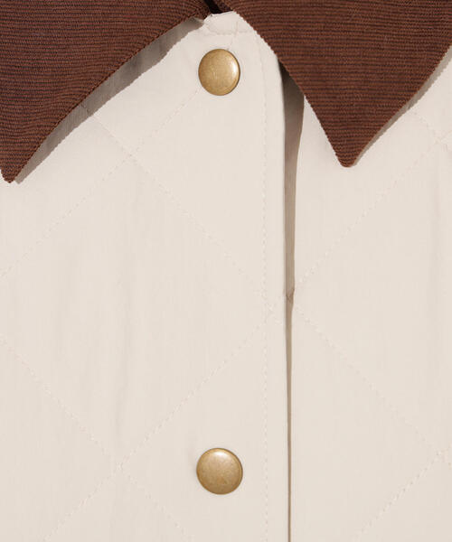 N.(N. Natural Beauty Basic)(エヌエヌナチュラルビューティーベーシック)の「バイカラーキルティングブルゾン(ブルゾン・レディース・ブラック/ホワイト系その他・MEDIUM)」の15枚目の写真