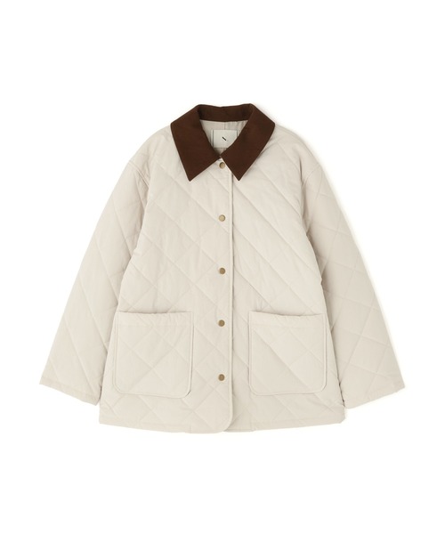 N.(N. Natural Beauty Basic)(エヌエヌナチュラルビューティーベーシック)の「バイカラーキルティングブルゾン(ブルゾン・レディース・ブラック/ホワイト系その他・MEDIUM)」の14枚目の写真