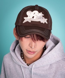 LTR DEPTH（レイターデプス）の「LTR DEPTH/ダメージアップリケロゴキャップ（キャップ）」