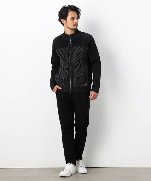 NICOLE CLUB FOR MEN(ニコルクラブフォーメン)の「【NICOLE SPORTS】アラカルト ニットブルゾン(ニット/セーター・メンズ・ブラック系/ホワイト系/ネイビー系・LARGE/X-LARGE/MEDIUM)」の5枚目の写真