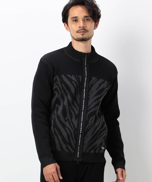 NICOLE CLUB FOR MEN(ニコルクラブフォーメン)の「【NICOLE SPORTS】アラカルト ニットブルゾン(ニット/セーター・メンズ・ブラック系/ホワイト系/ネイビー系・LARGE/X-LARGE/MEDIUM)」の19枚目の写真