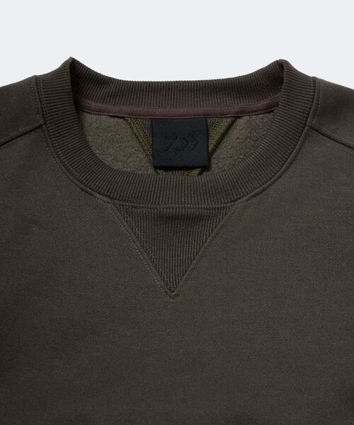 URBAN RESEARCH（アーバンリサーチ）の「DAIWA PIER39　TECH SWEAT CREW FREEDOM SLEEVE（スウェット・メンズ・ブラック/パープル/カーキ/ライトグレー・MEDIUM/SMALL/X-LARGE/LARGE）」の11枚目の写真