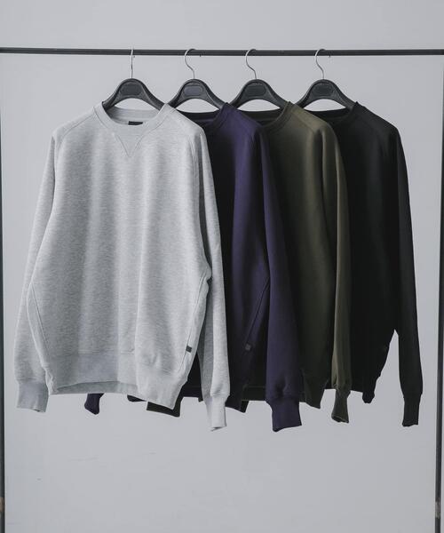 URBAN RESEARCH（アーバンリサーチ）の「DAIWA PIER39　TECH SWEAT CREW FREEDOM SLEEVE（スウェット・メンズ・ブラック/パープル/カーキ/ライトグレー・MEDIUM/SMALL/X-LARGE/LARGE）」の13枚目の写真