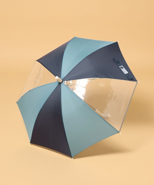 LAKOLE（ラコレ）の「【らこれキッズ】レイン長傘[45cm] / 575579（長傘・キッズ・ライトグレー/ネイビー/ピンク・FREE）」の2枚目の写真