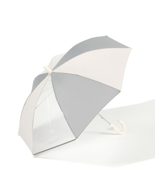 LAKOLE（ラコレ）の「【らこれキッズ】レイン長傘[45cm] / 575579（長傘・キッズ・ライトグレー/ネイビー/ピンク・FREE）」の4枚目の写真