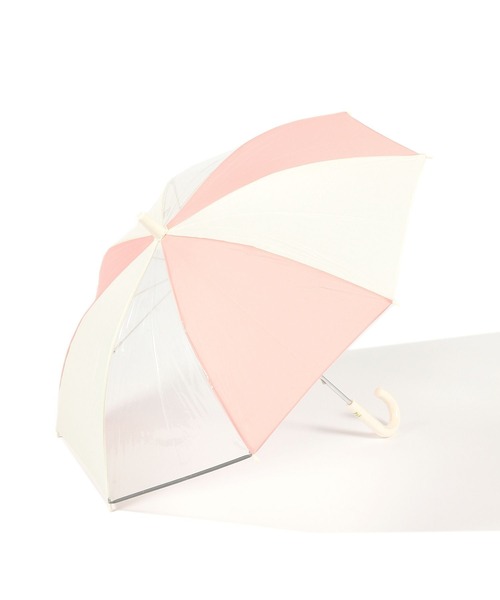 LAKOLE（ラコレ）の「【らこれキッズ】レイン長傘[45cm] / 575579（長傘・キッズ・ライトグレー/ネイビー/ピンク・FREE）」の5枚目の写真