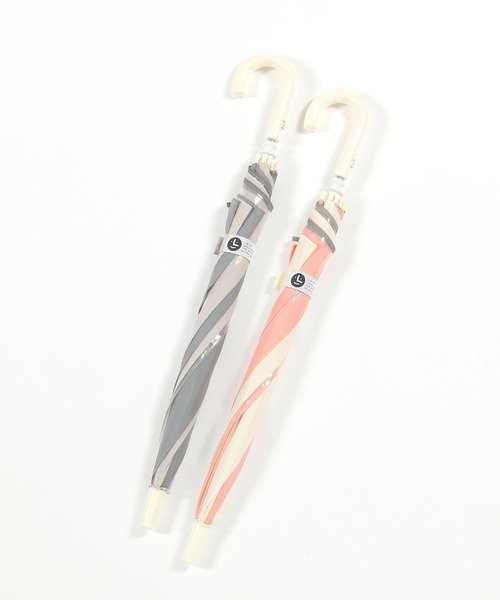 LAKOLE（ラコレ）の「【らこれキッズ】レイン長傘[45cm] / 575579（長傘・キッズ・ライトグレー/ネイビー/ピンク・FREE）」の6枚目の写真