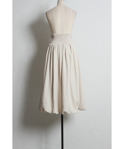 tocco closet（トッコ　クローゼット）の「【ZOZO限定】ルーシュリボンバルーンスカート（スカート・レディース・ピンク/アイボリー/ブルーグレー・M）」の9枚目の写真