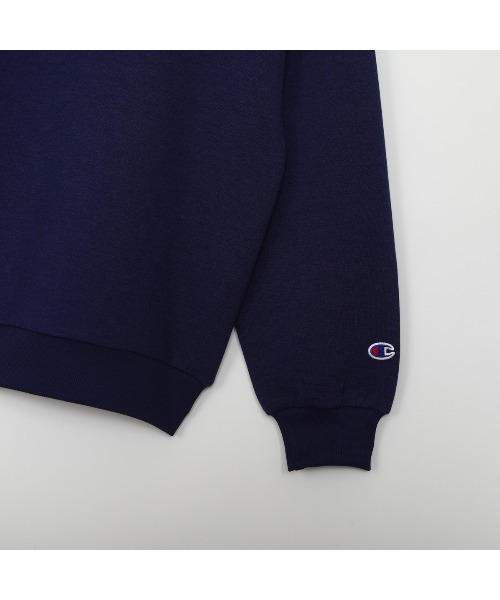 Champion（チャンピオン）の「チャンピオン  HALF ZIP SWEATSHIRT_（スウェット・レディース・ブラウン/ホワイト/ネイビー・M/L）」の14枚目の写真