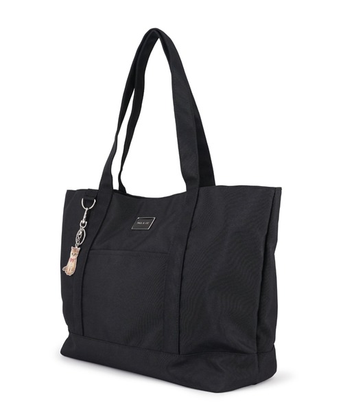 PAUL & JOE ACCESSOIRES(ポールアンドジョーアクセソワ)の「ポール & ジョー アクセソワ ビッグトートバッグ <プレートメタル>(トートバッグ・レディース・ブラック・FREE)」の2枚目の写真