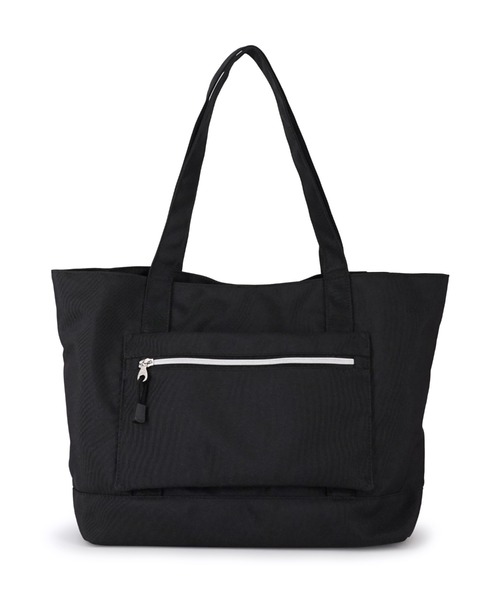 PAUL & JOE ACCESSOIRES(ポールアンドジョーアクセソワ)の「ポール & ジョー アクセソワ ビッグトートバッグ <プレートメタル>(トートバッグ・レディース・ブラック・FREE)」の3枚目の写真