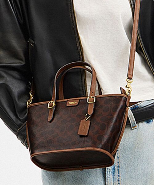 タクシー トート バッグ 21・シグネチャー キャンバス（ショルダー