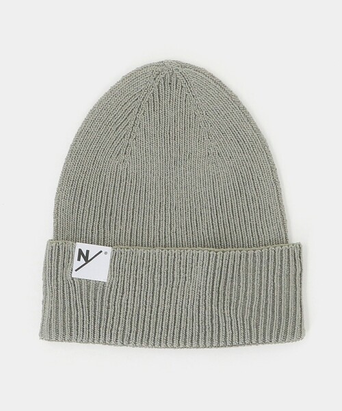 UNITED ARROWS(ユナイテッドアローズ)の「<NEUTRALWORKS.>ホールガーメントビーニー(ニットキャップ/ビーニー・メンズ・グレー系/ブラック・FREE)」の1枚目の写真