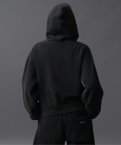 SEQUENZ（シークエンズ）の「【SEQUENZ（シークエンズ）】APPLIQUE STUDS FADE ZIP P/K（パーカー・メンズ・ブラック/グレー/ブルー/ブラウン/レッド・S/M/L）」の12枚目の写真