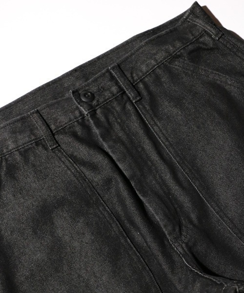 GUNG HO（ガンホー）の「GUNG HO / ガンホー 4POCKETS WIDE FATIGUE TROUSER ワイド ファティーグパンツ（その他パンツ・メンズ・ブラック/ストライプ・SMALL/LARGE）」の3枚目の写真