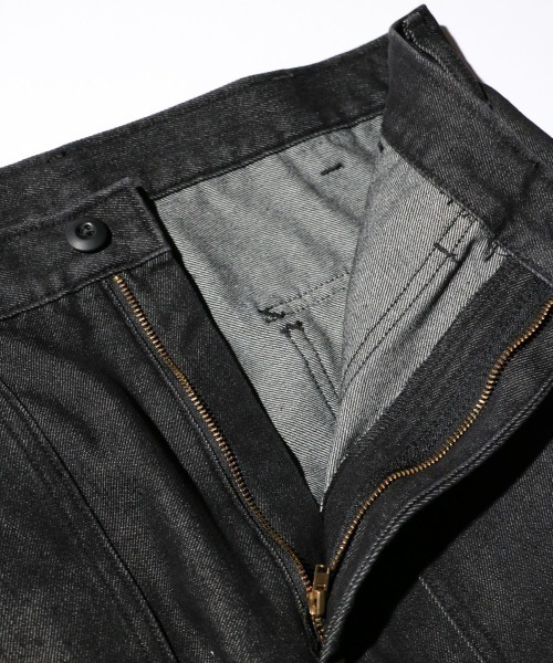 GUNG HO（ガンホー）の「GUNG HO / ガンホー 4POCKETS WIDE FATIGUE TROUSER ワイド ファティーグパンツ（その他パンツ・メンズ・ブラック/ストライプ・SMALL/LARGE）」の4枚目の写真