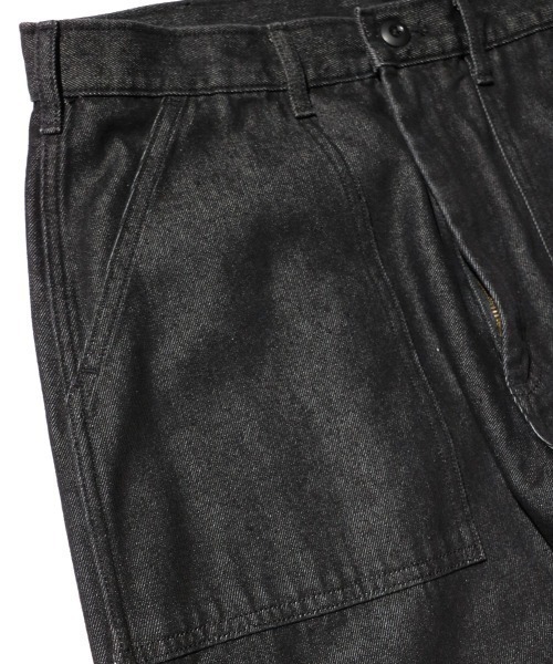 GUNG HO（ガンホー）の「GUNG HO / ガンホー 4POCKETS WIDE FATIGUE TROUSER ワイド ファティーグパンツ（その他パンツ・メンズ・ブラック/ストライプ・SMALL/LARGE）」の5枚目の写真