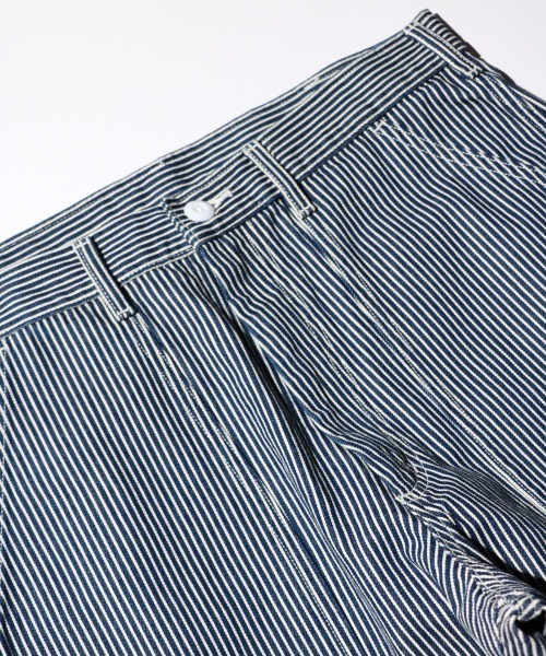 GUNG HO（ガンホー）の「GUNG HO / ガンホー 4POCKETS WIDE FATIGUE TROUSER ワイド ファティーグパンツ（その他パンツ・メンズ・ブラック/ストライプ・SMALL/LARGE）」の12枚目の写真